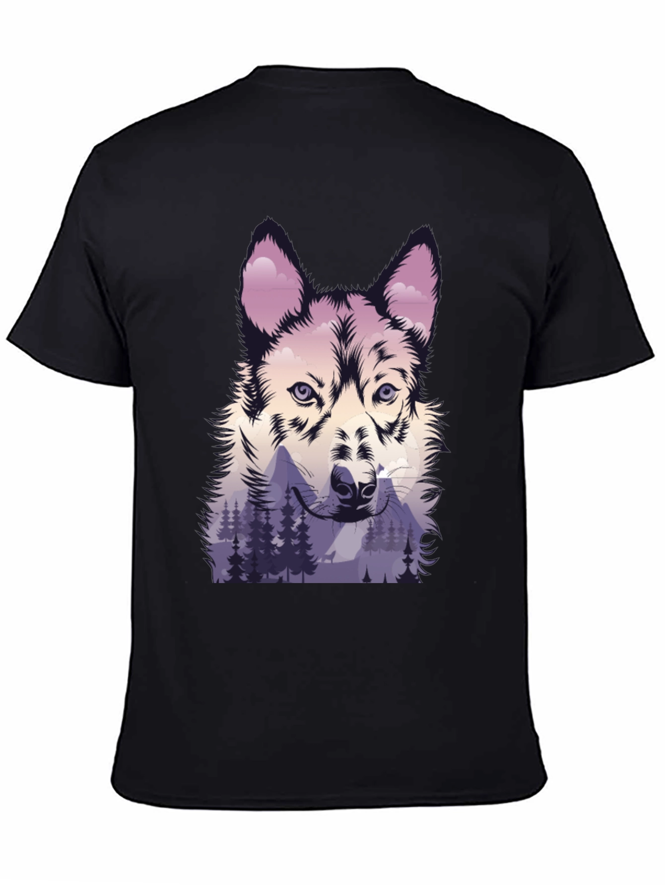 Wolf & Mountain Graphic Tee