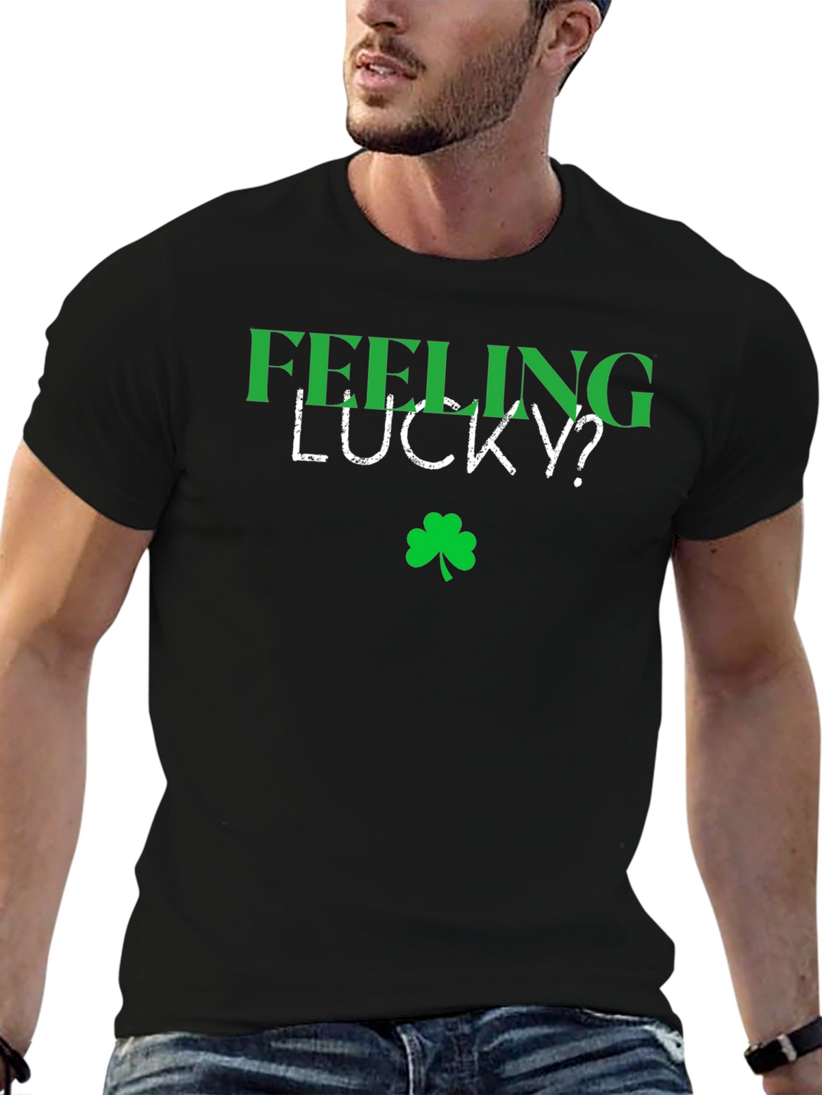Feeling Lucky? Shamrock Graphic Tee