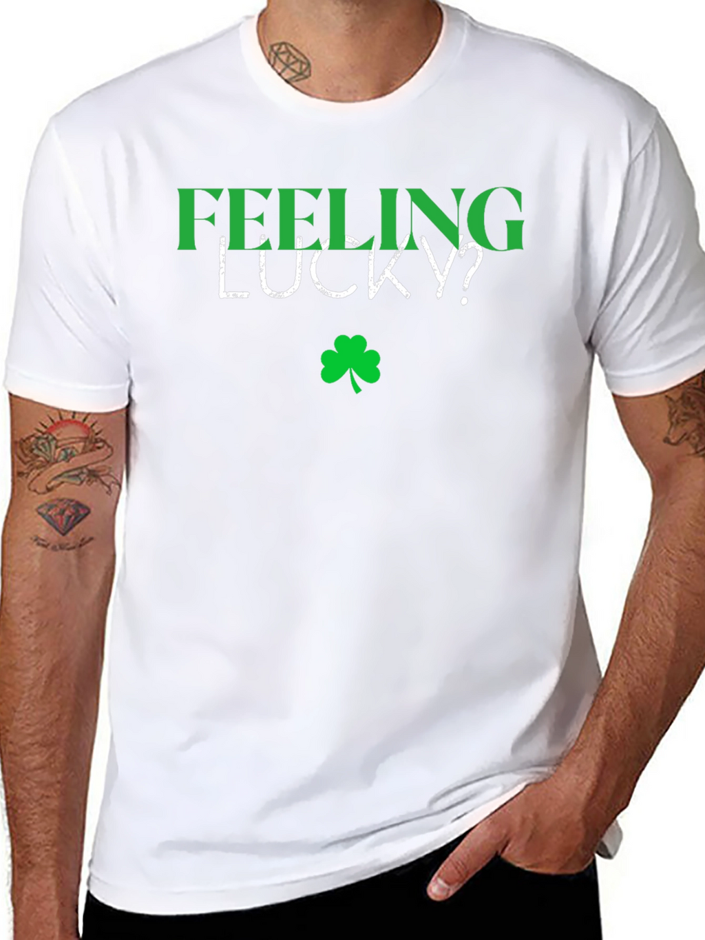 Feeling Lucky? Shamrock Graphic Tee