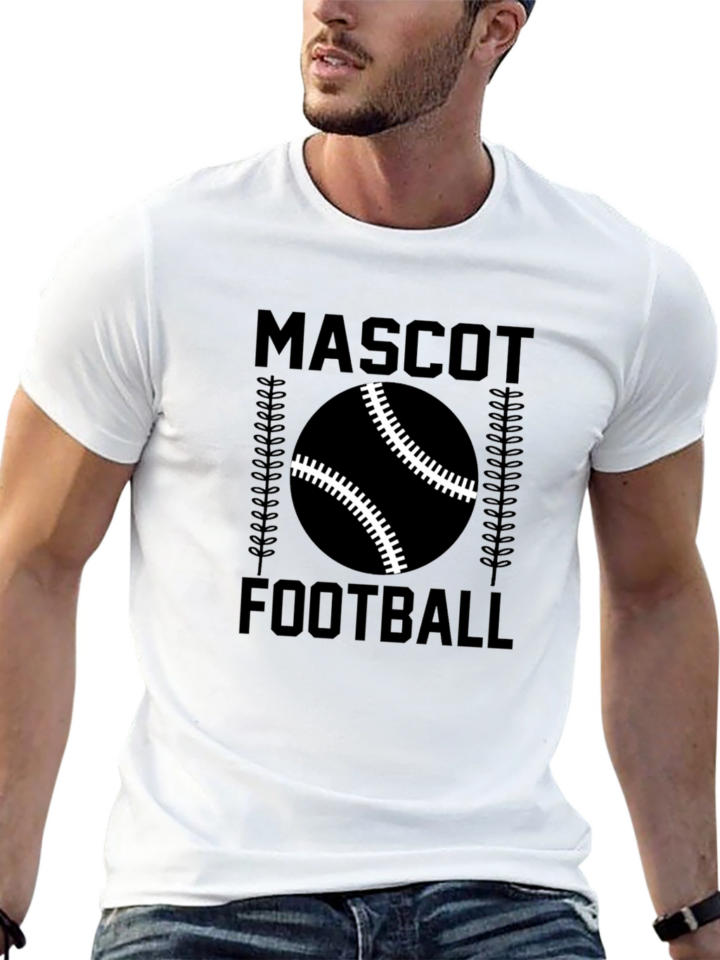 Mascot Football Graphic T-Shirt