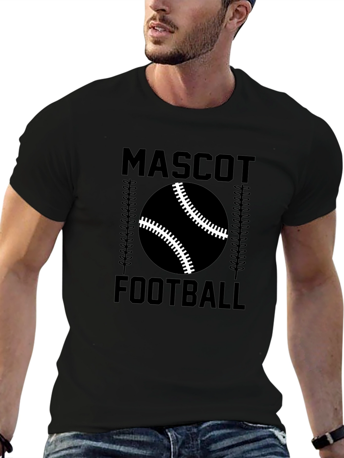 Mascot Football Graphic T-Shirt