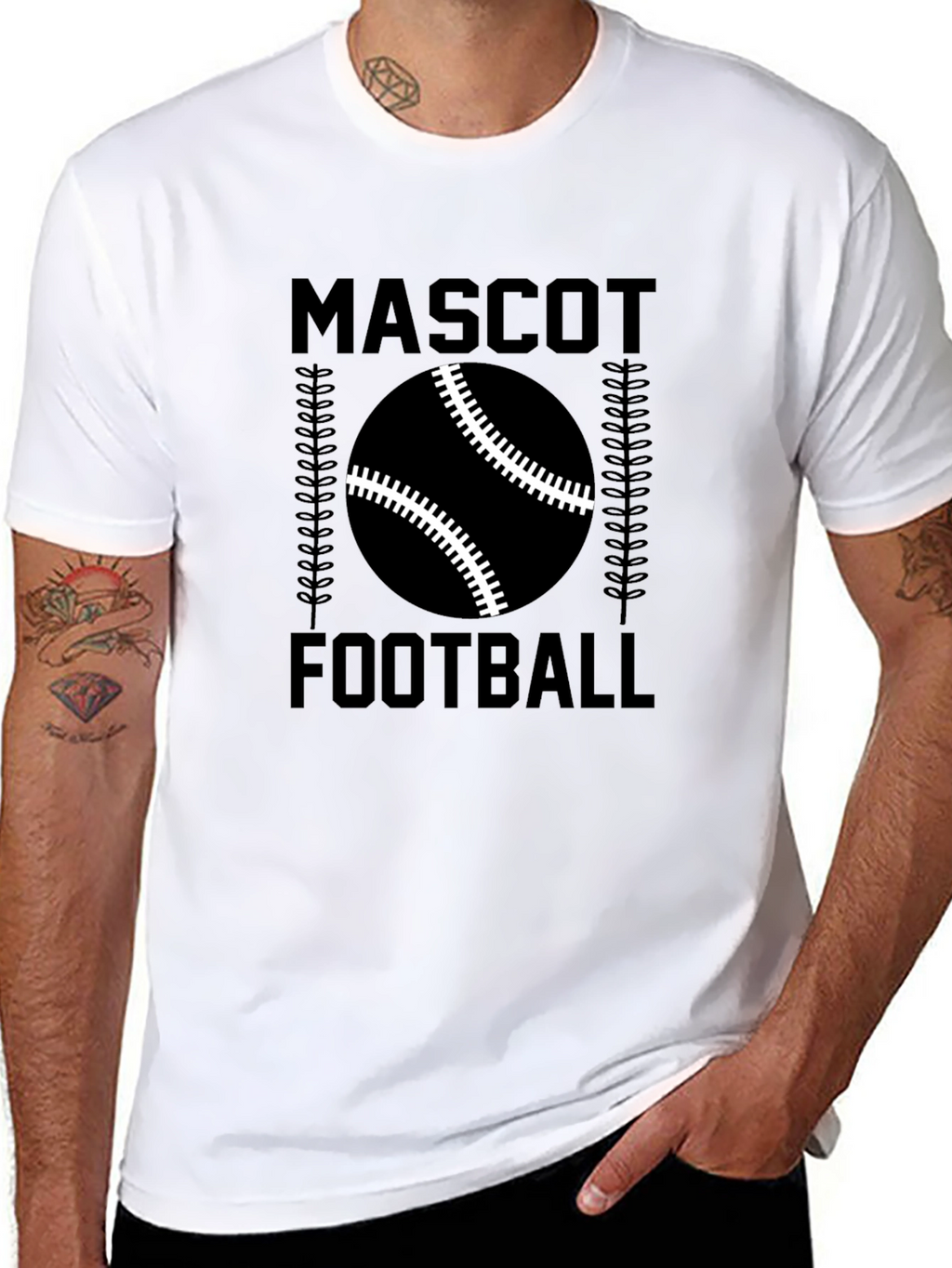 Mascot Football Graphic T-Shirt