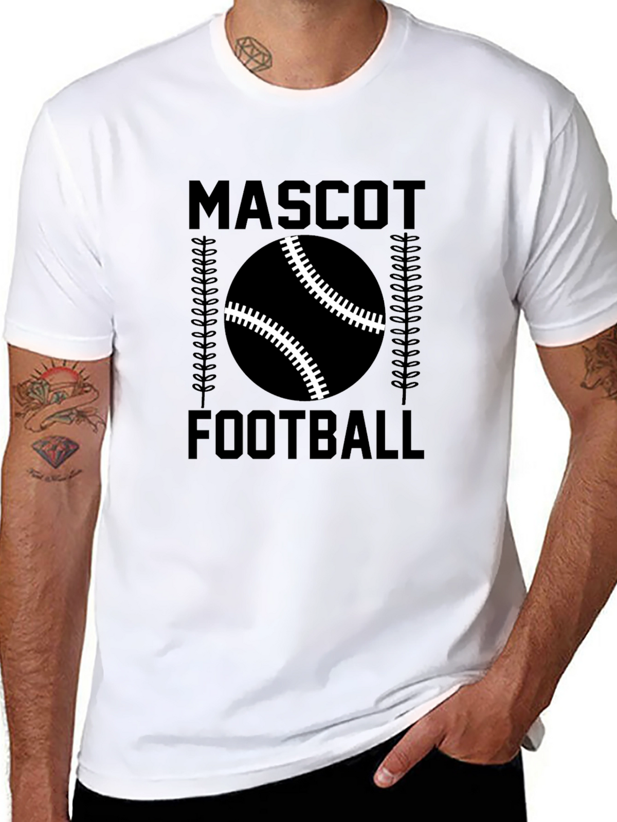 Mascot Football Graphic T-Shirt