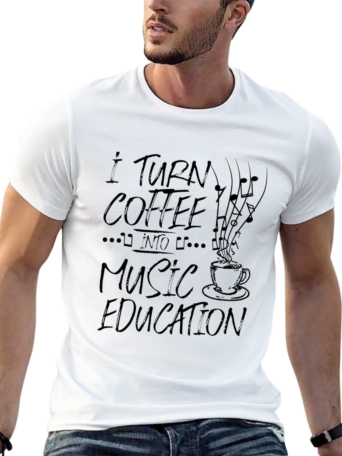 Music Teacher Coffee T-Shirt