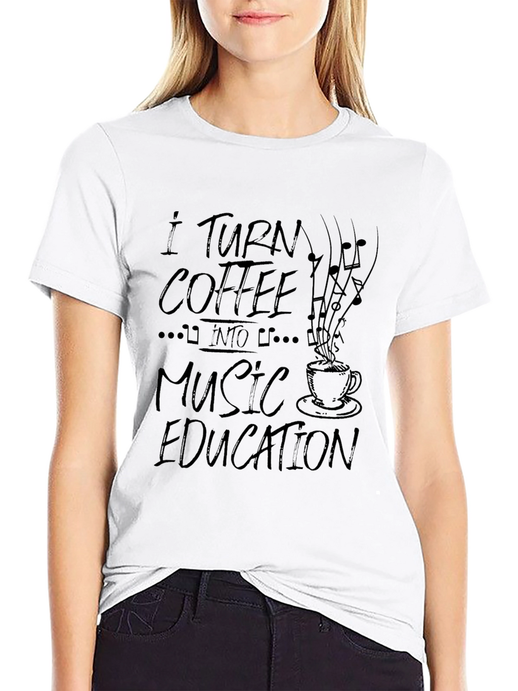 Music Teacher Coffee T-Shirt