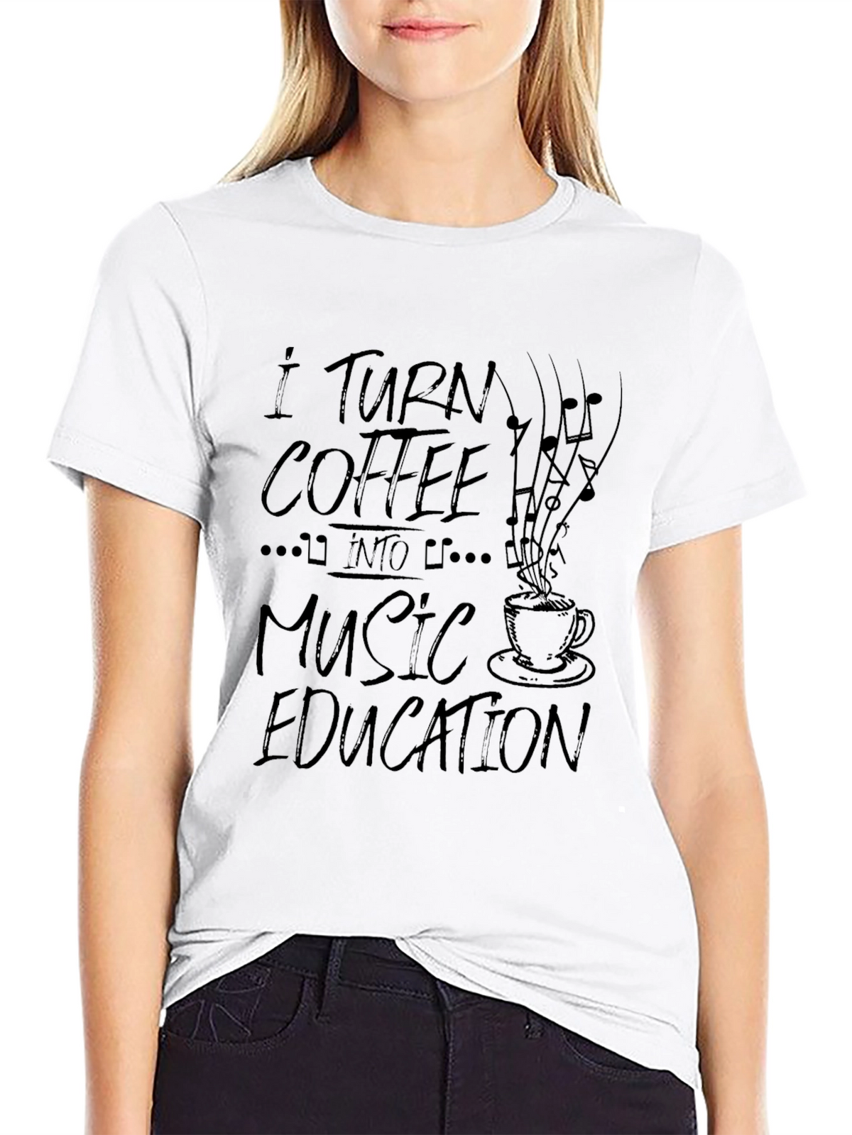 Music Teacher Coffee T-Shirt