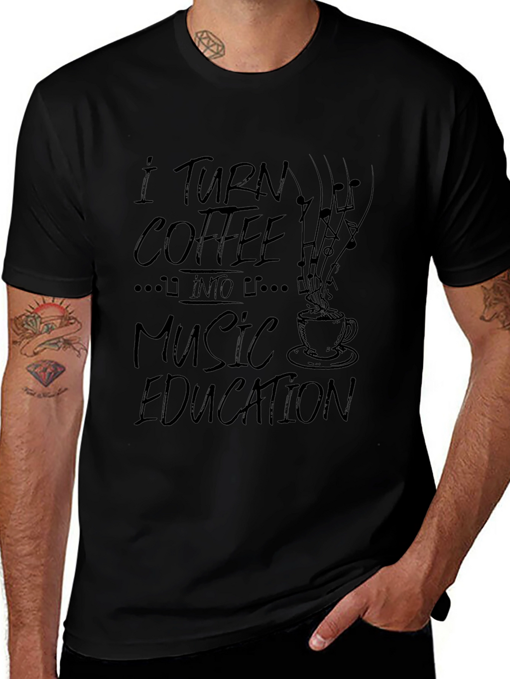Music Teacher Coffee T-Shirt