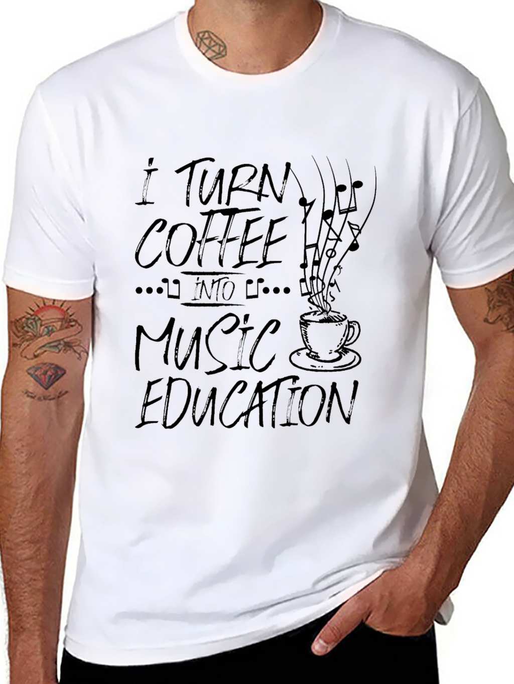 Music Teacher Coffee T-Shirt