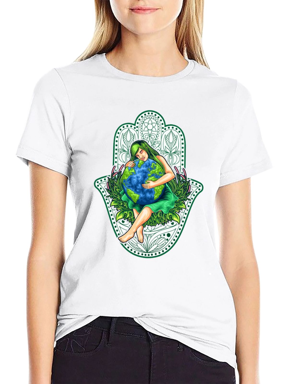 Earth Protector T-Shirt - Hug the Planet!