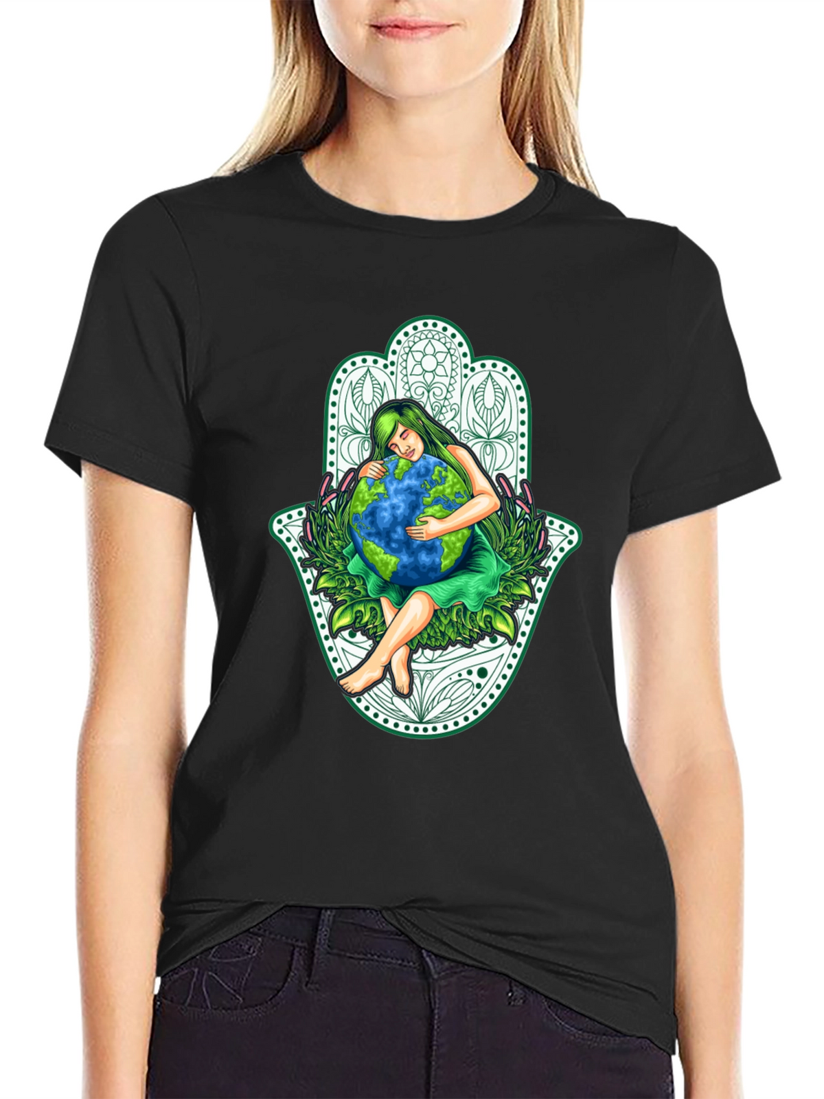 Earth Protector T-Shirt - Hug the Planet!