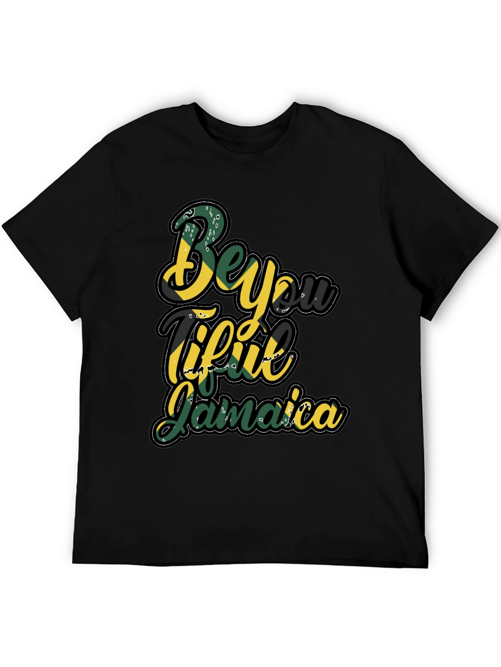 Beyoutiful Jamaica Graphic Tee - Black