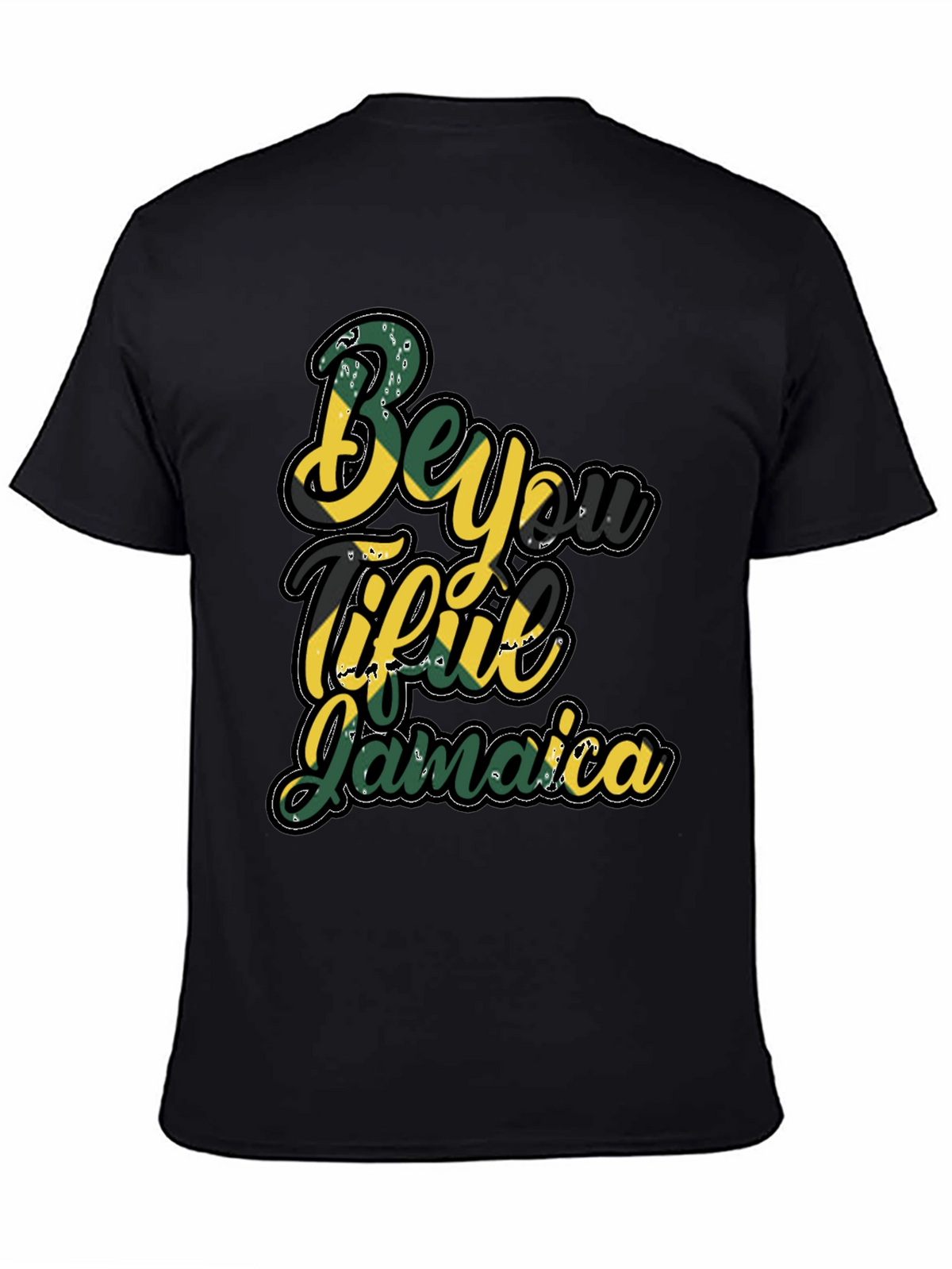 Beyoutiful Jamaica Graphic Tee - Black