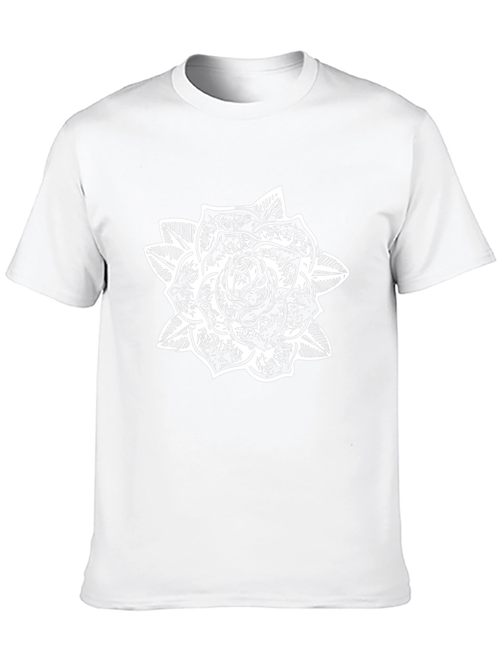 Black Rose Graphic Tee - Casual Comfort