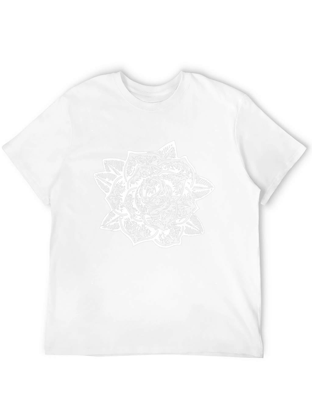 Black Rose Graphic Tee - Casual Comfort