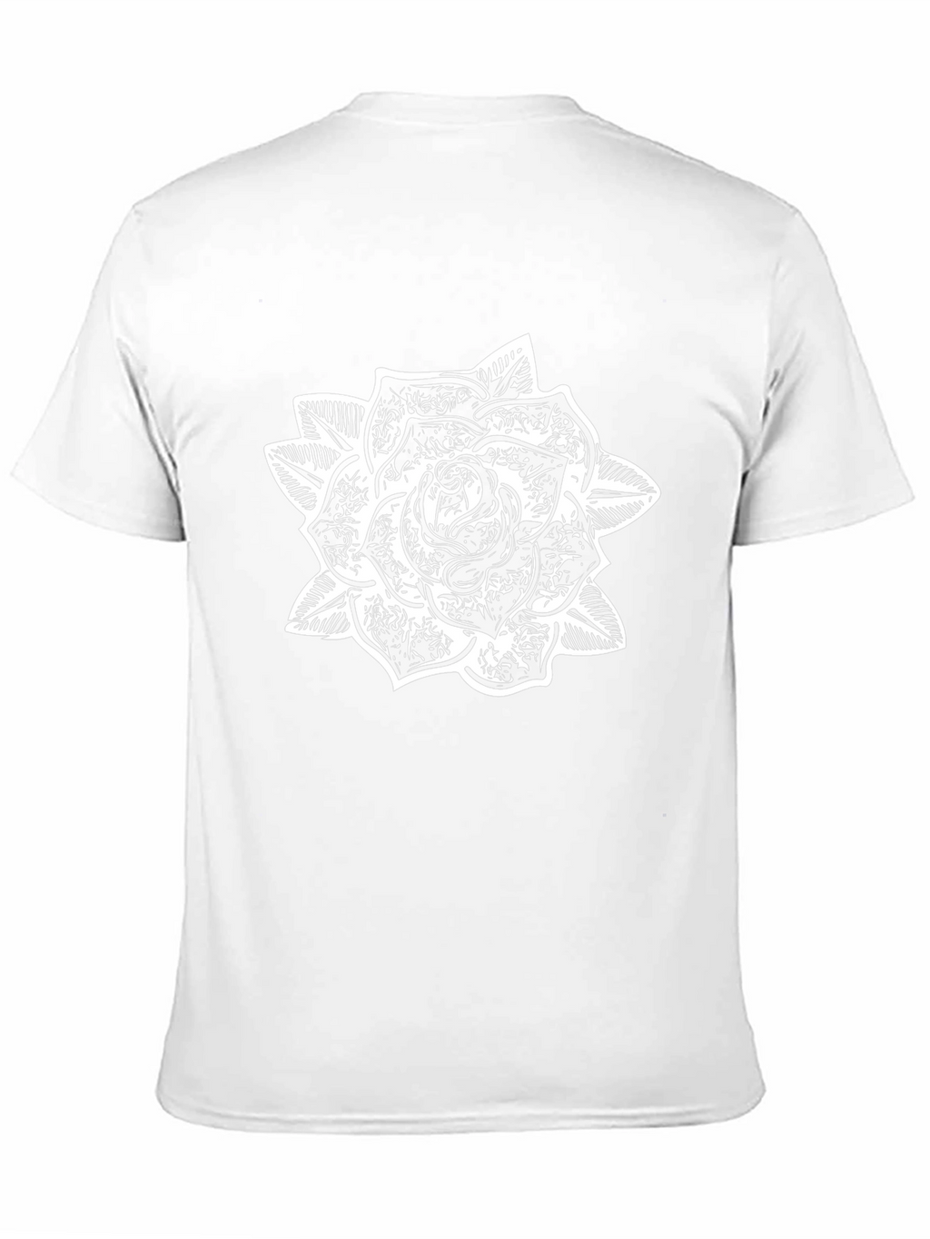 Black Rose Graphic Tee - Casual Comfort