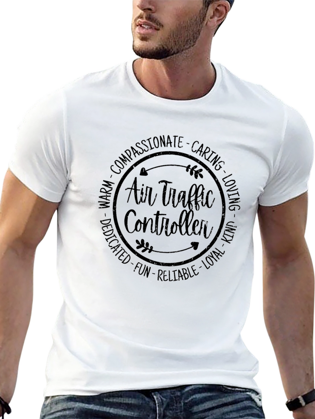 Air Traffic Controller Qualities Graphic T-Shirt