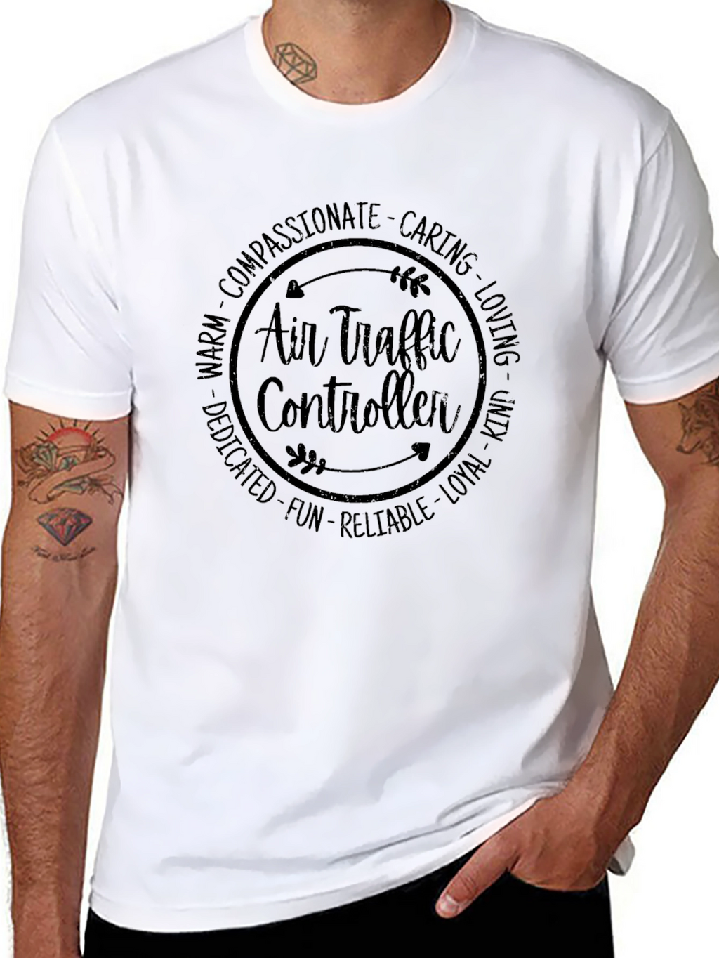 Air Traffic Controller Qualities Graphic T-Shirt