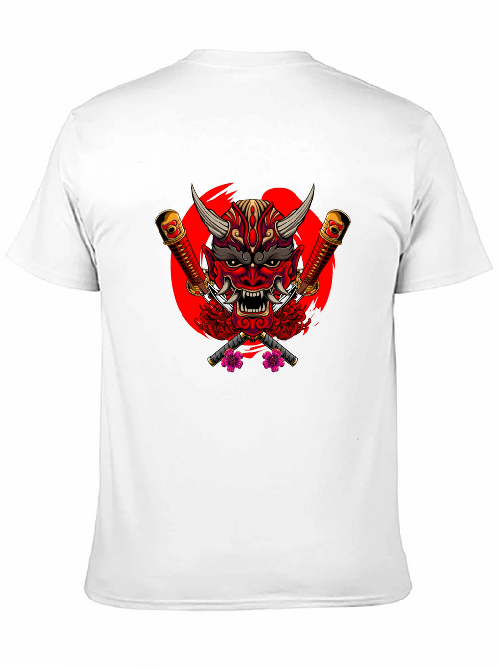 Japanese Oni Mask Graphic Tee