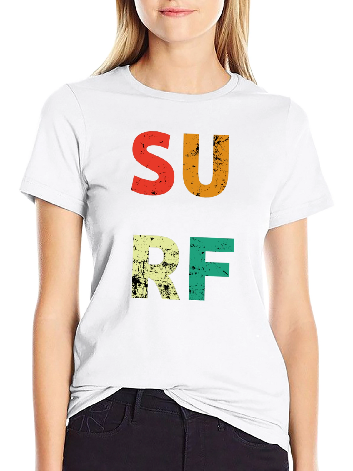 Retro Surf Graphic Tee - Black