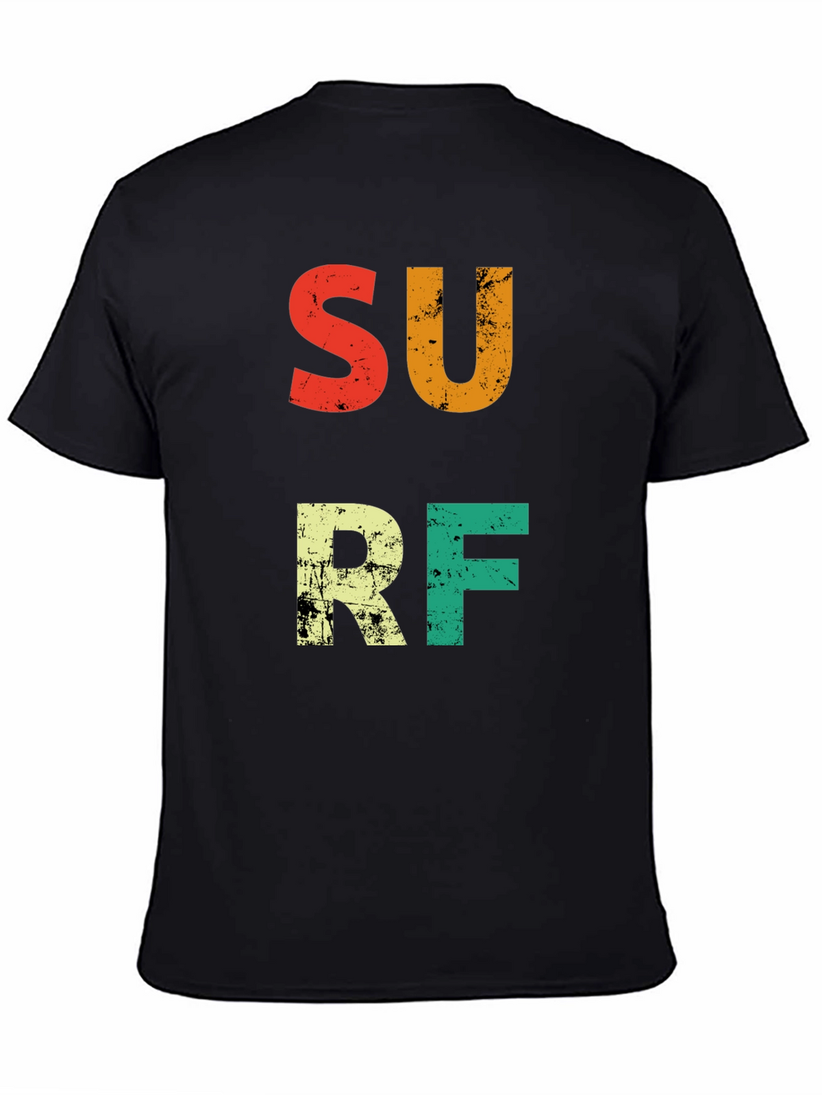 Retro Surf Graphic Tee - Black