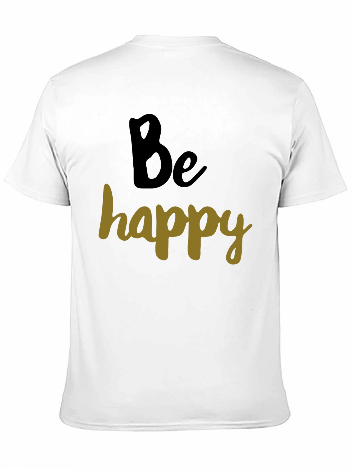 Be Happy Graphic Tee - Casual Comfort