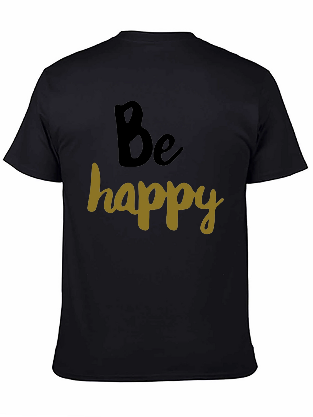 Be Happy Graphic Tee - Casual Comfort