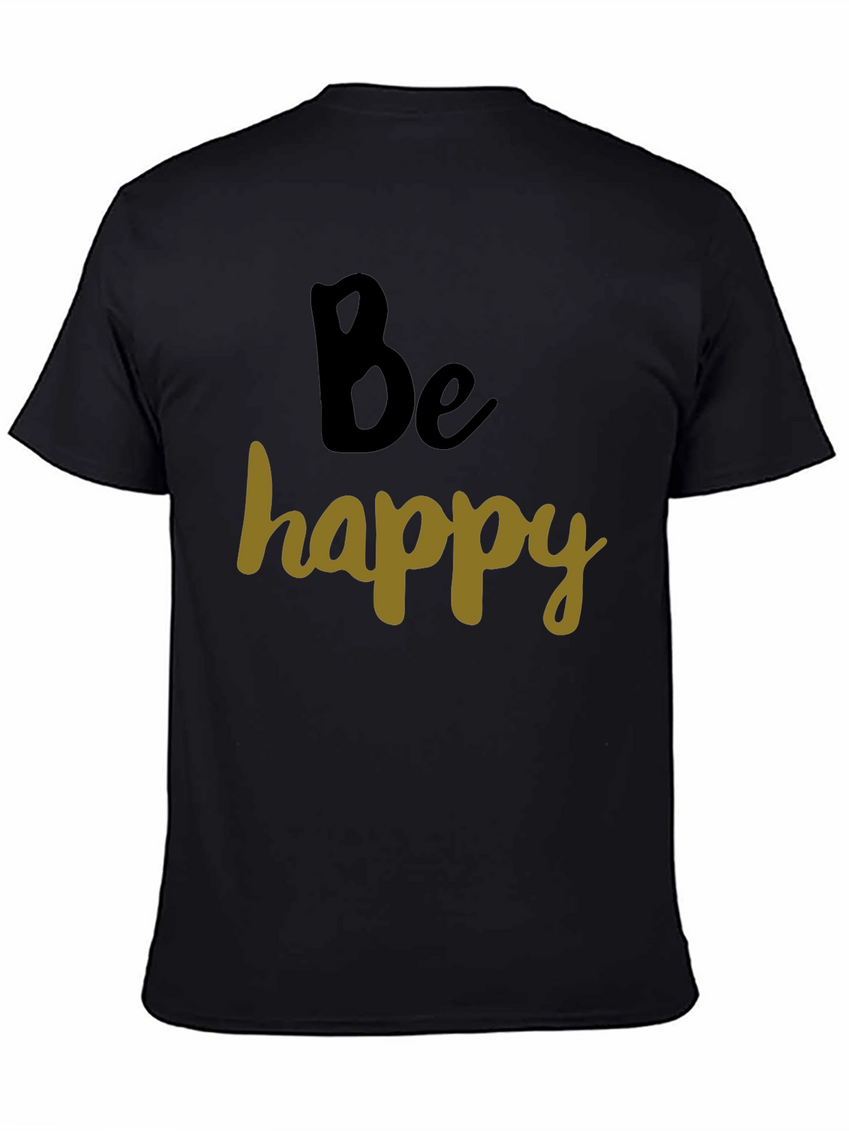 Be Happy Graphic Tee - Casual Comfort