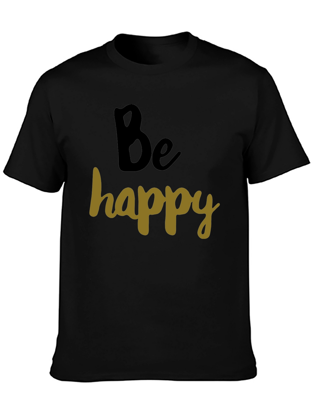 Be Happy Graphic Tee - Casual Comfort