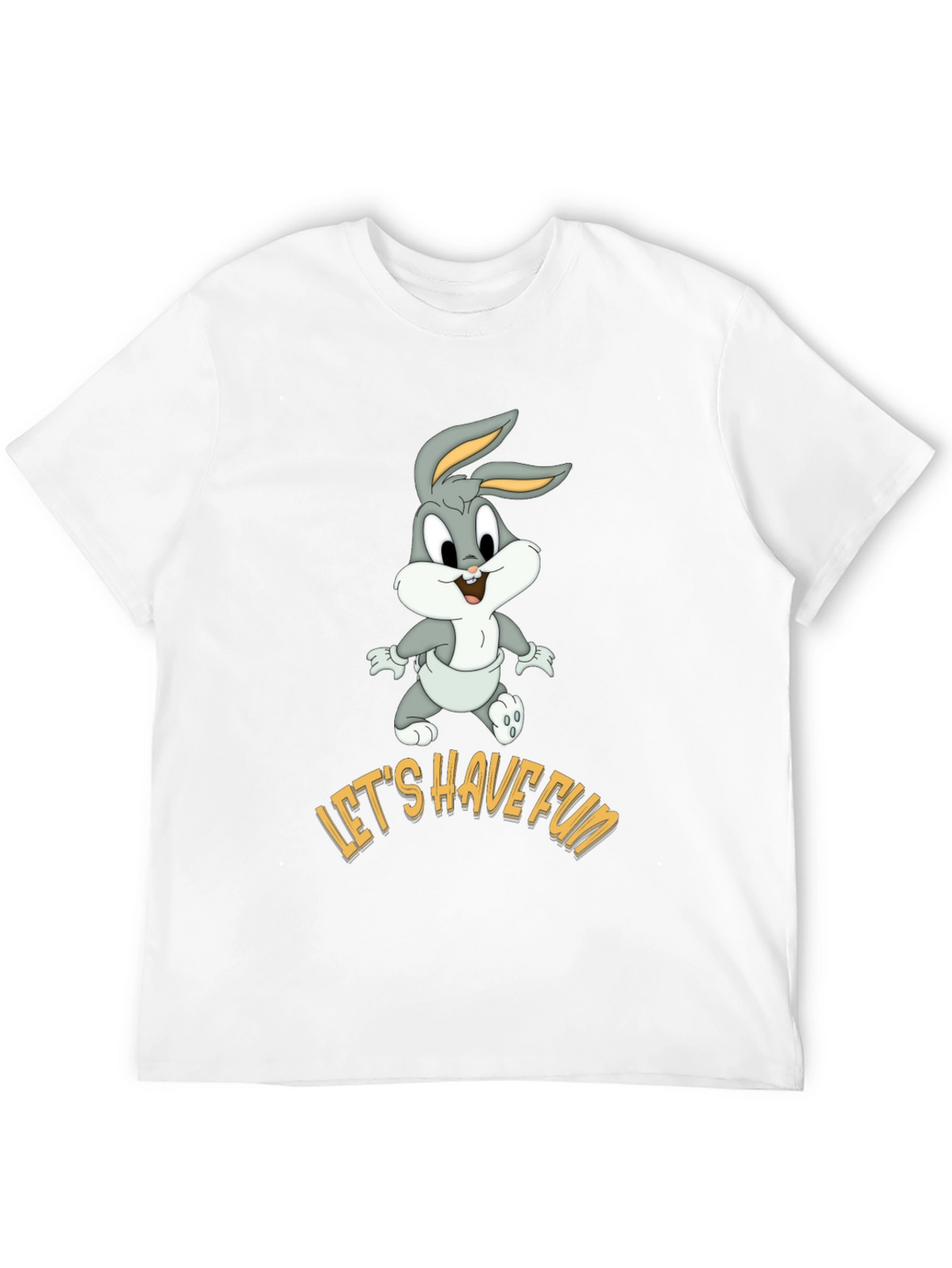 Lets Have Fun Bugs Bunny Black T-Shirt