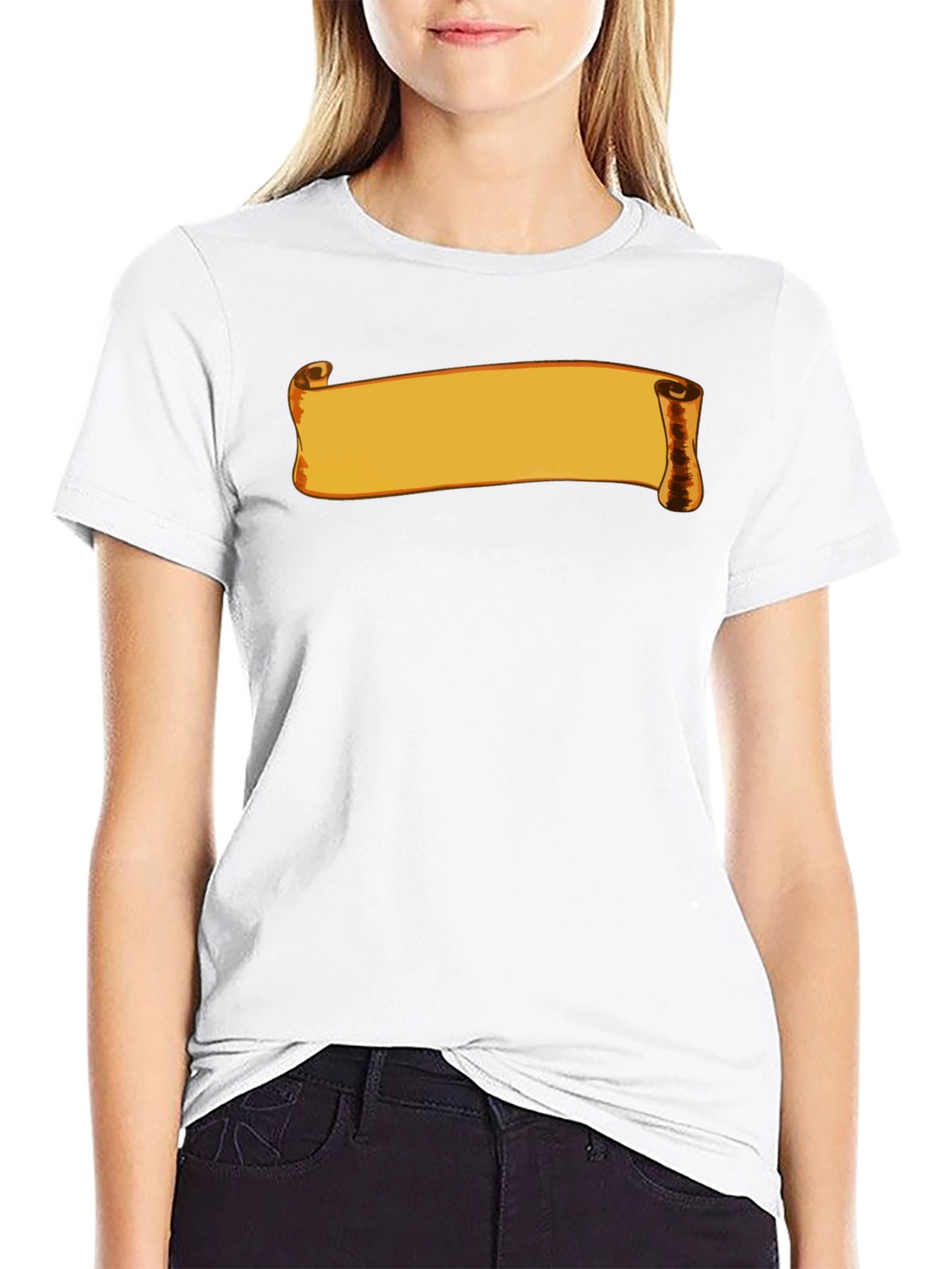 Scroll Graphic Black T-Shirt