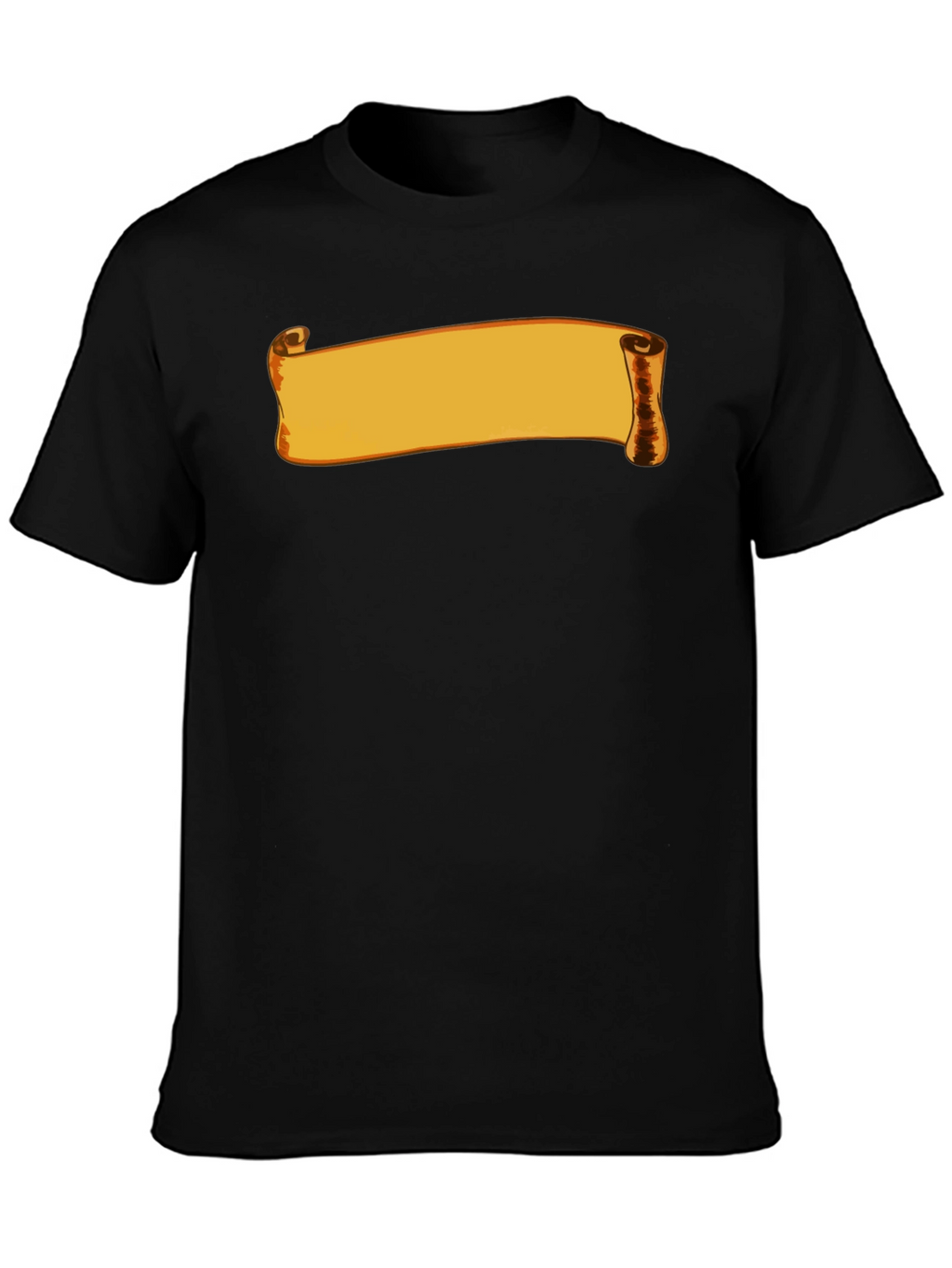 Scroll Graphic Black T-Shirt