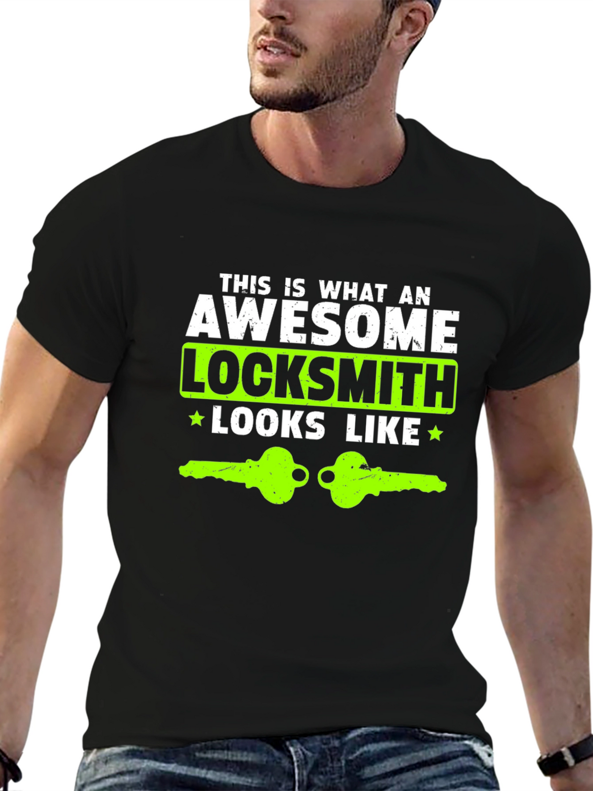 Awesome Locksmith Graphic T-Shirt