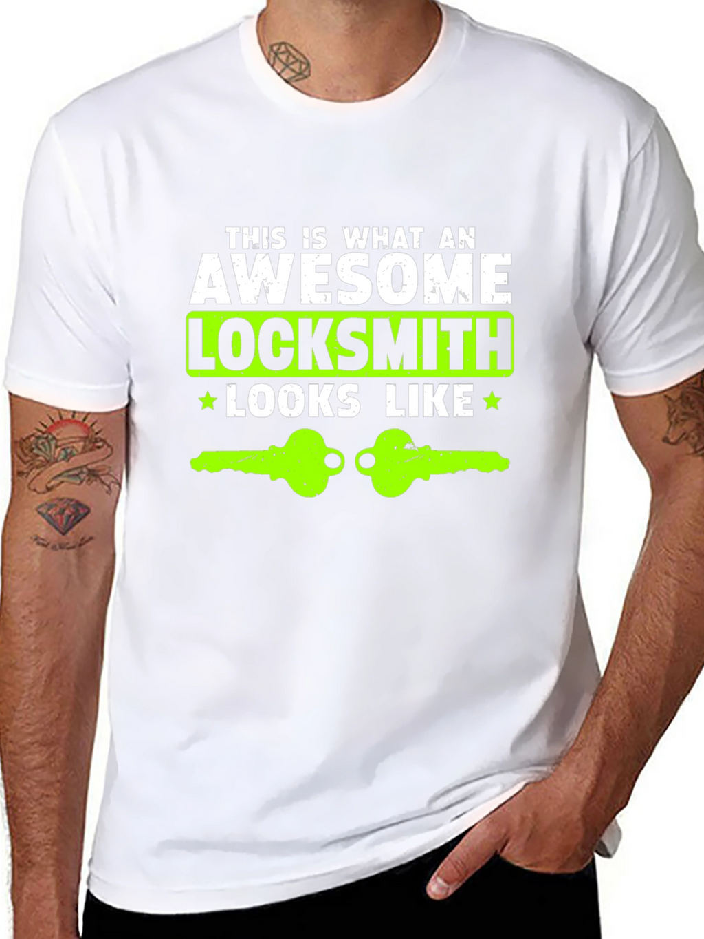 Awesome Locksmith Graphic T-Shirt