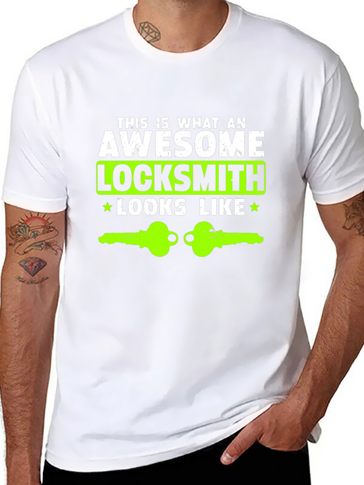 Awesome Locksmith Graphic T-Shirt