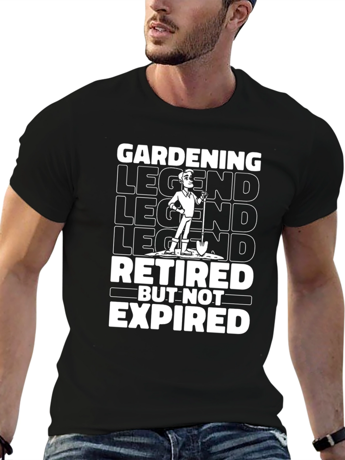 Gardening Legend T-Shirt - Retired But Not Expired