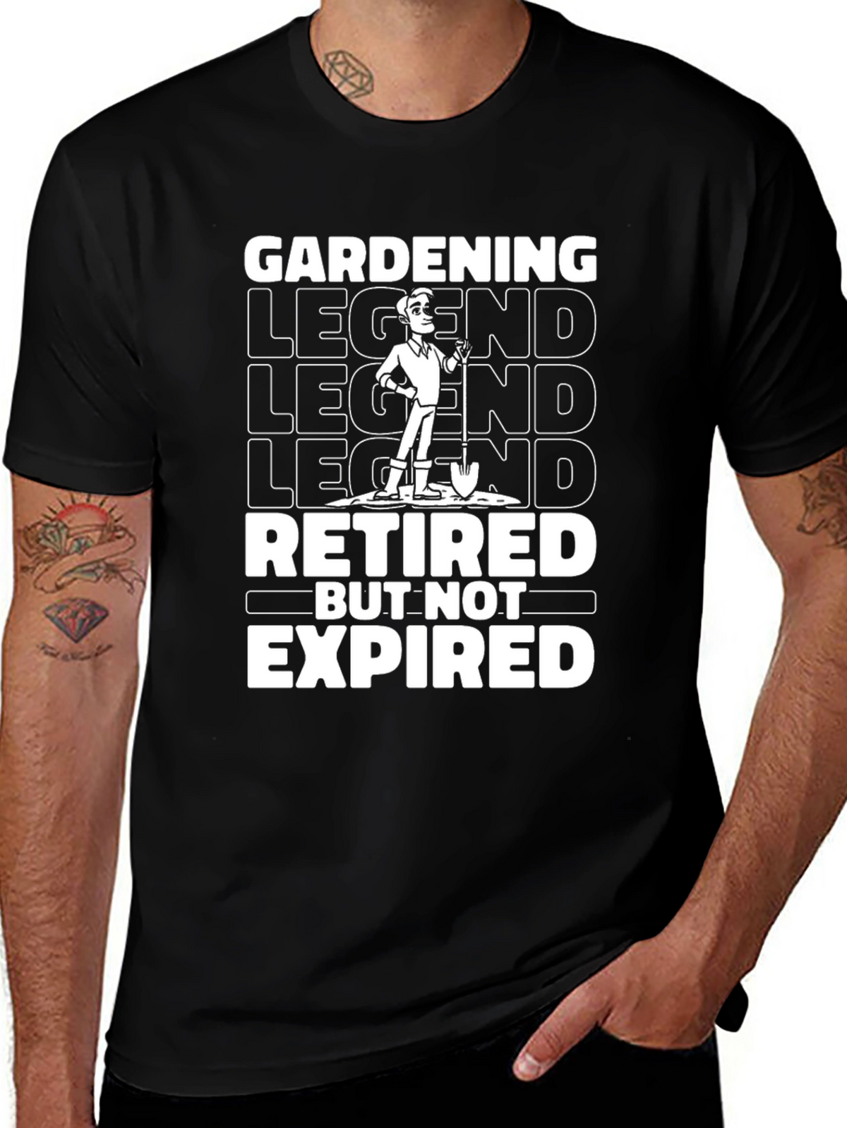 Gardening Legend T-Shirt - Retired But Not Expired
