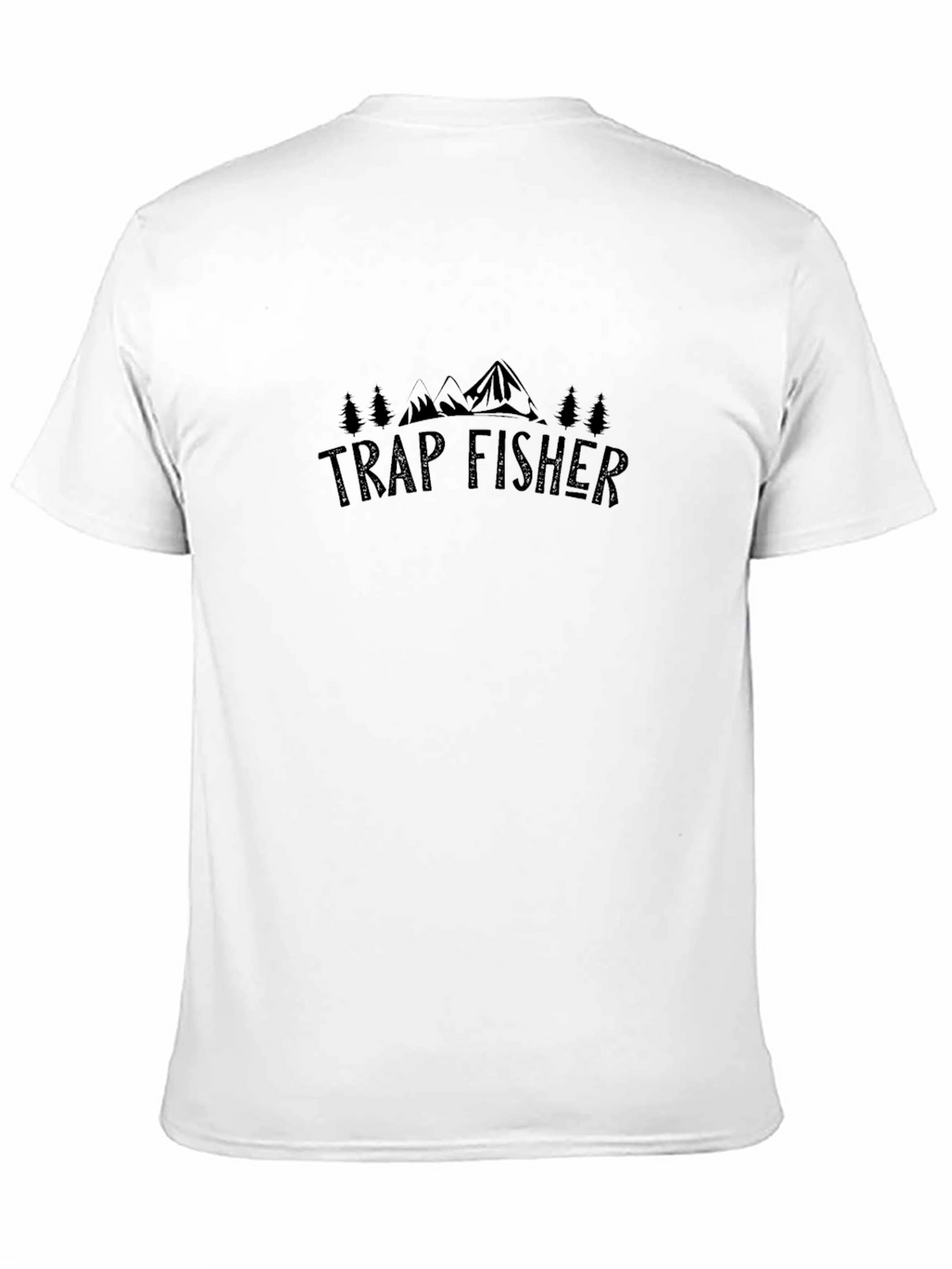 Trap Fisher Black Graphic Tee