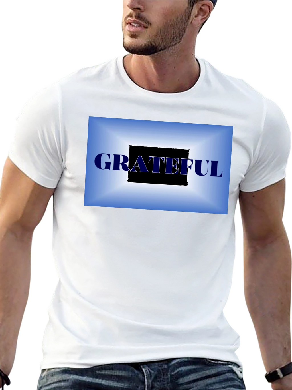 Grateful Graphic T-Shirt - Black