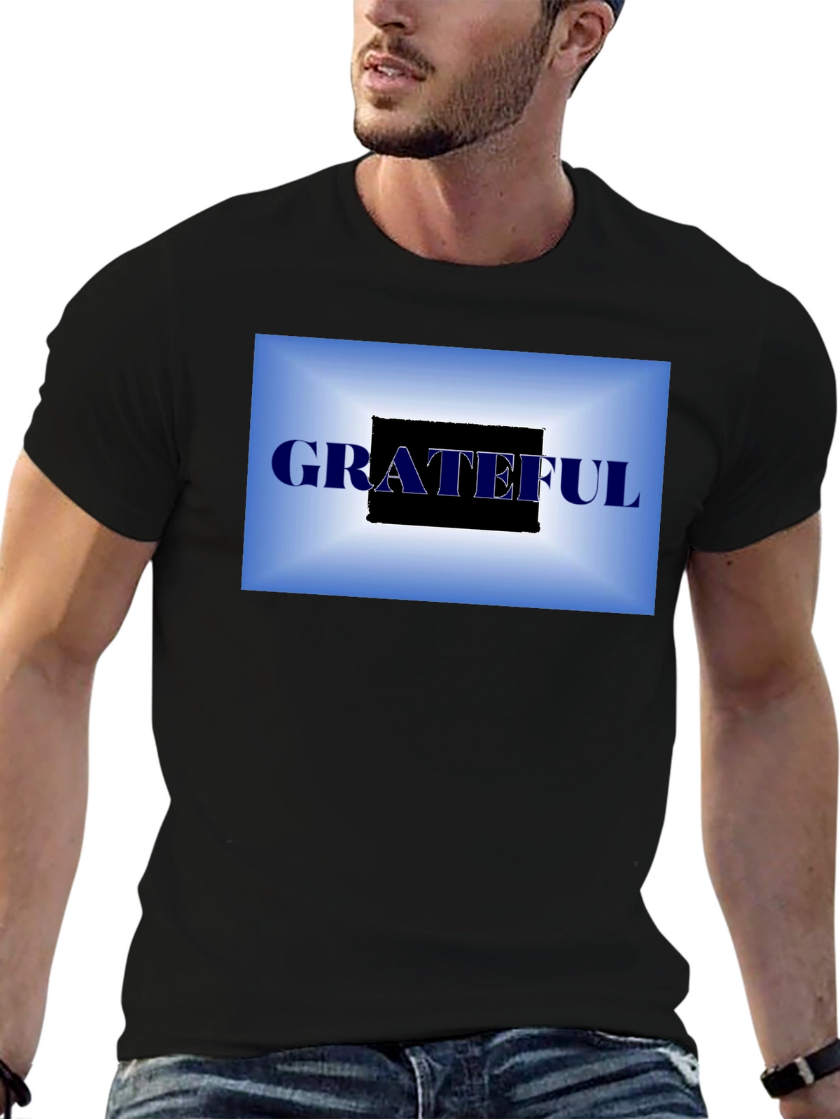Grateful Graphic T-Shirt - Black