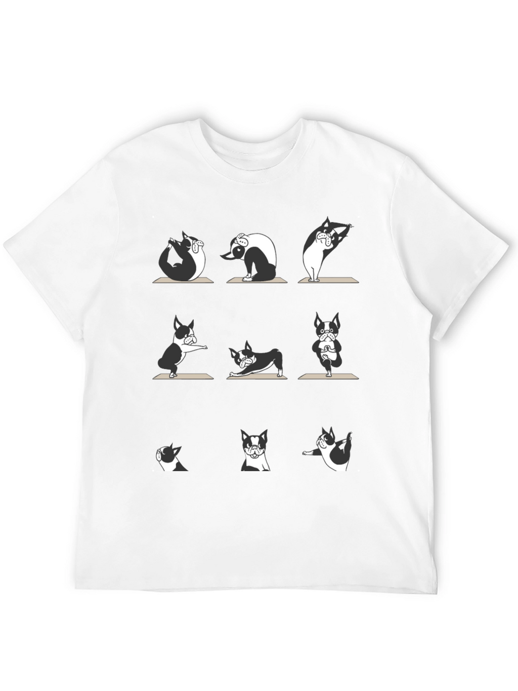 Yoga Dog Graphic Tee - Relax in Style