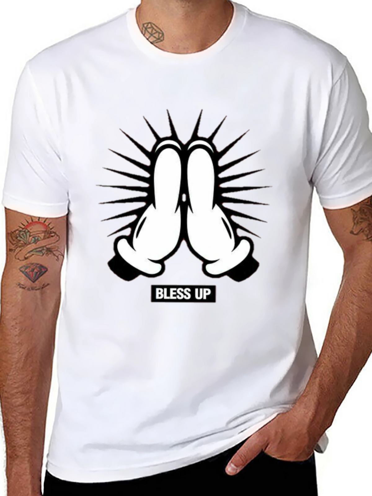 Bless Up Graphic T-Shirt