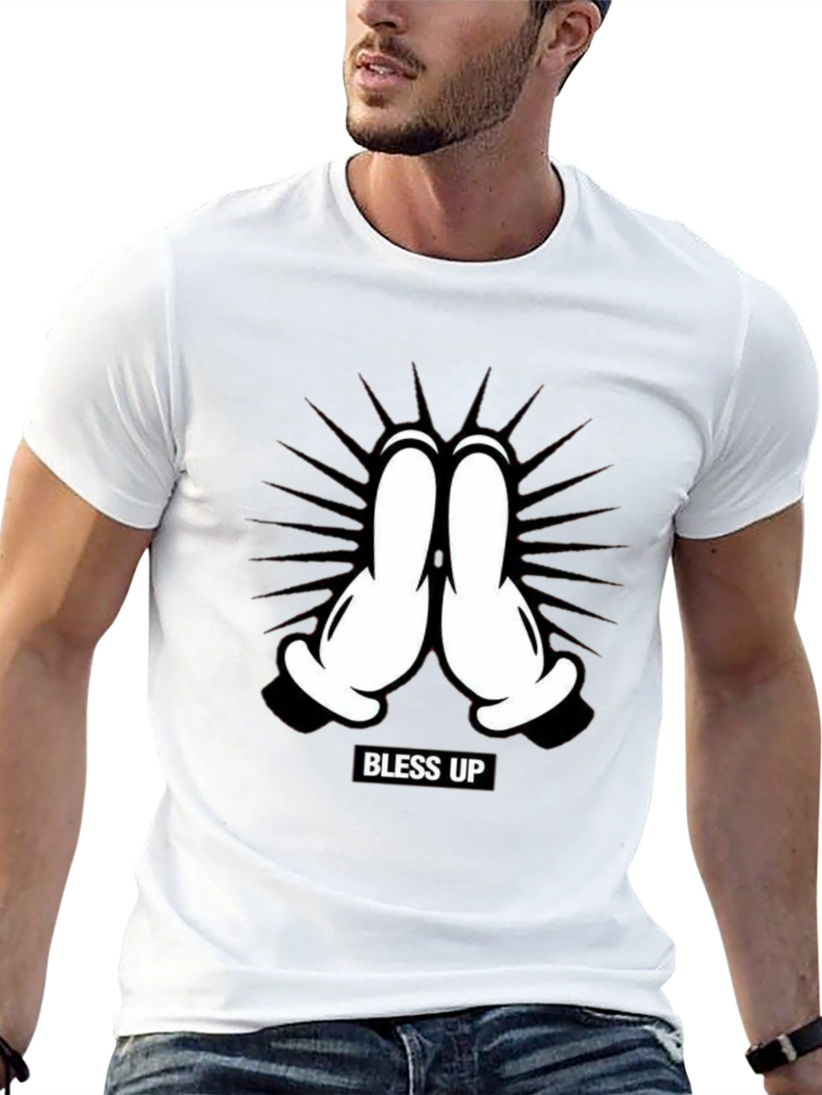 Bless Up Graphic T-Shirt