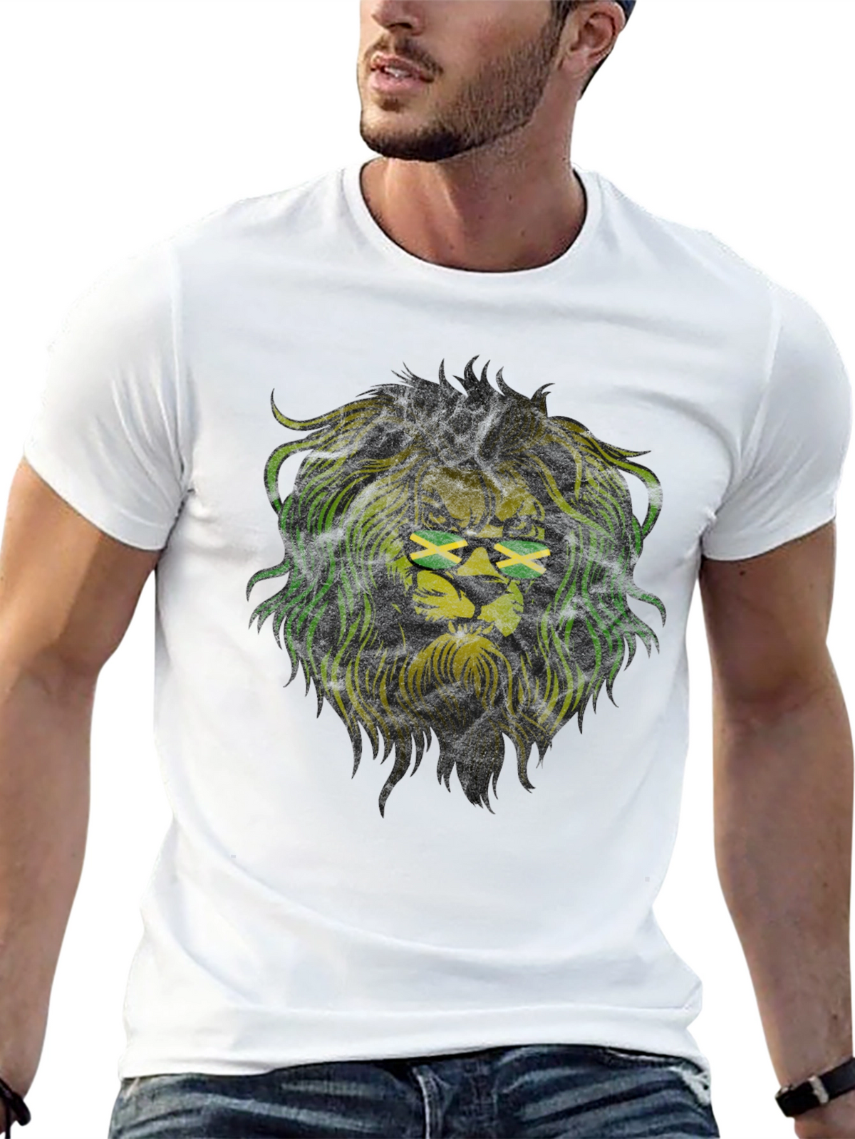 Jamaican Lion Graphic Tee