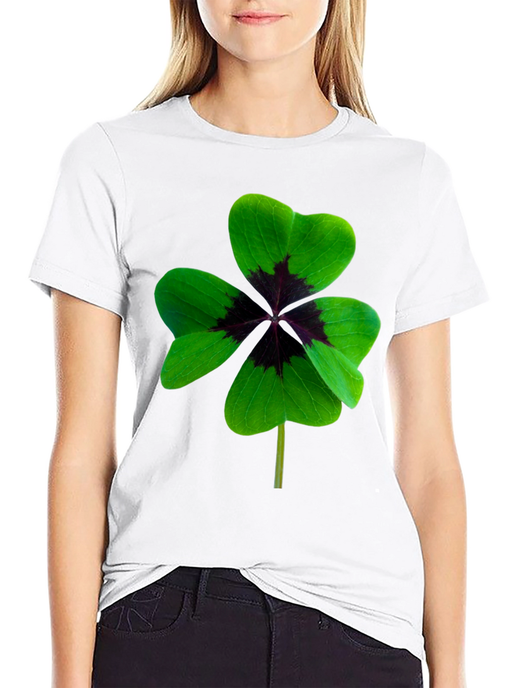 Lucky Four Leaf Clover Graphic Tee - Unisex Fit