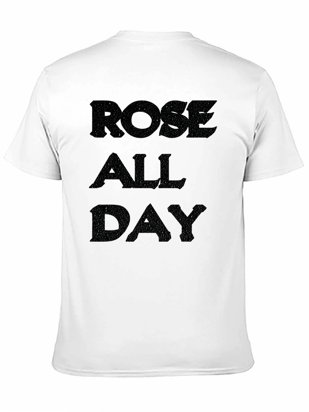 Rose All Day Mens Black Graphic Tee
