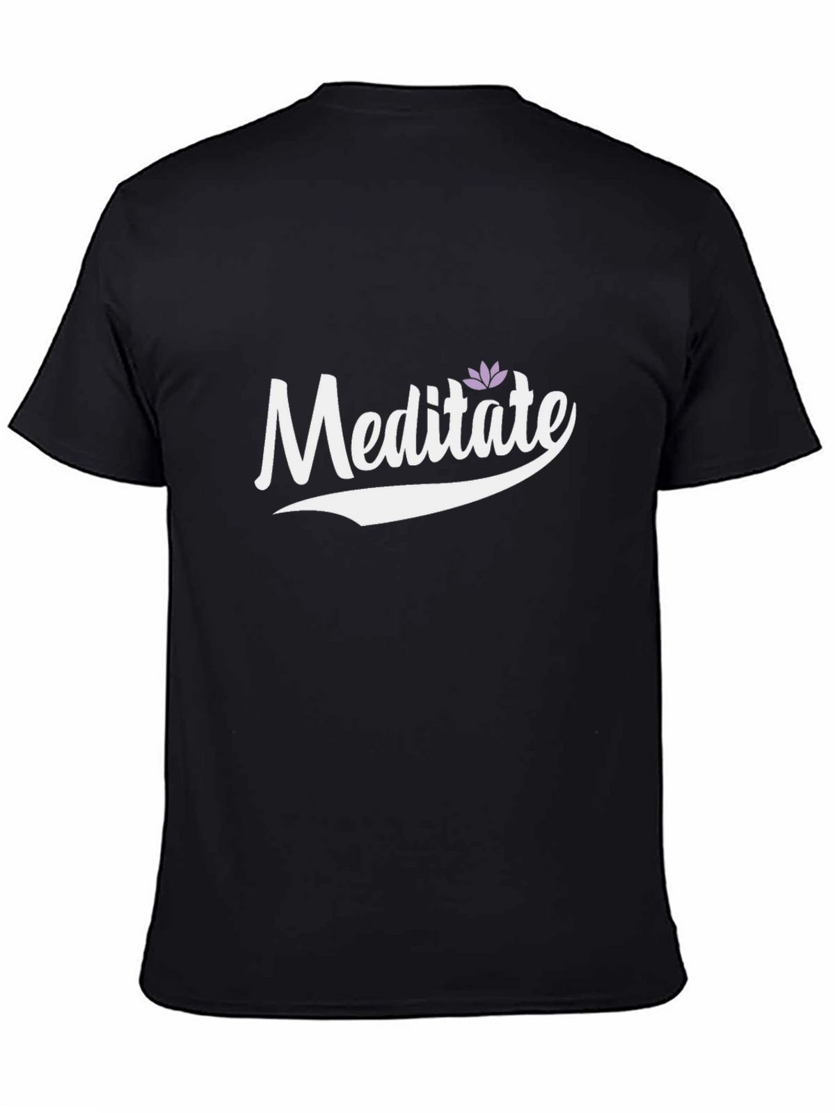 Meditate Lotus Flower Graphic Tee