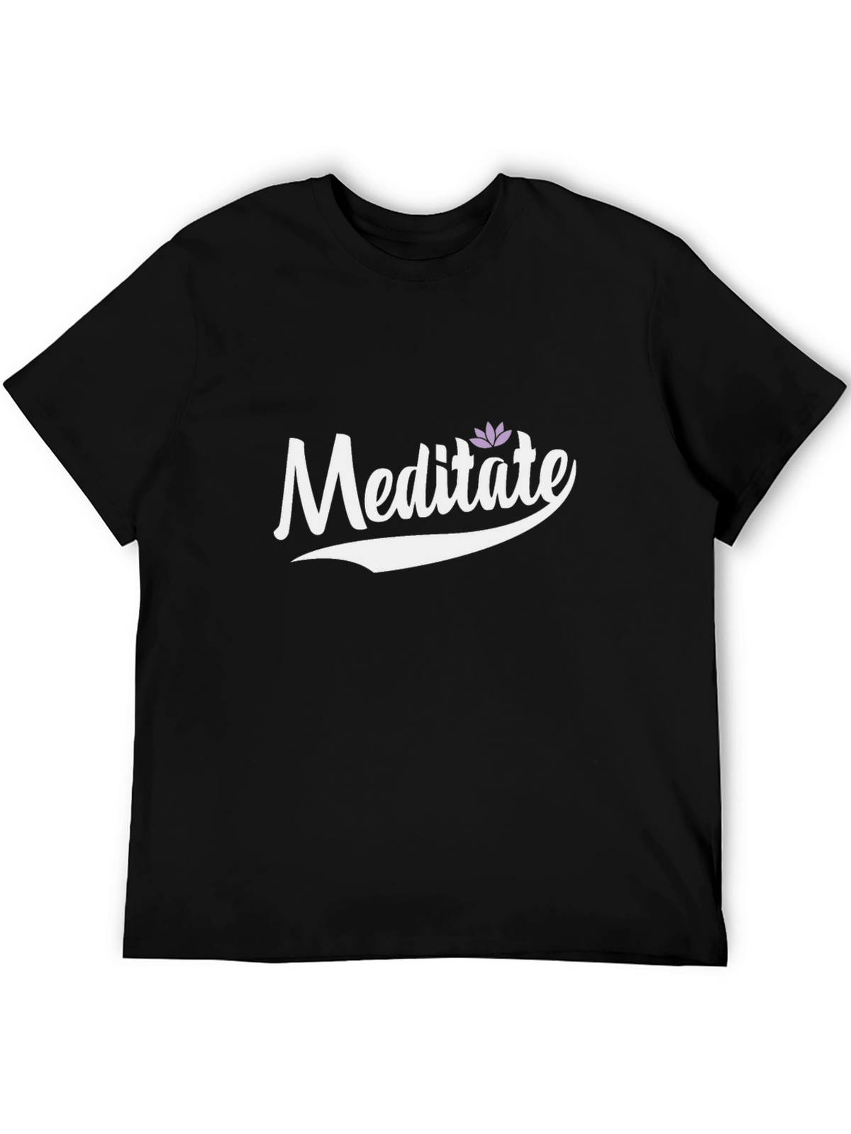 Meditate Lotus Flower Graphic Tee