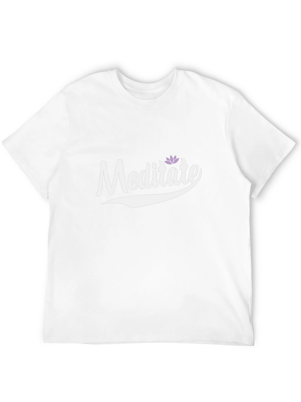 Meditate Lotus Flower Graphic Tee