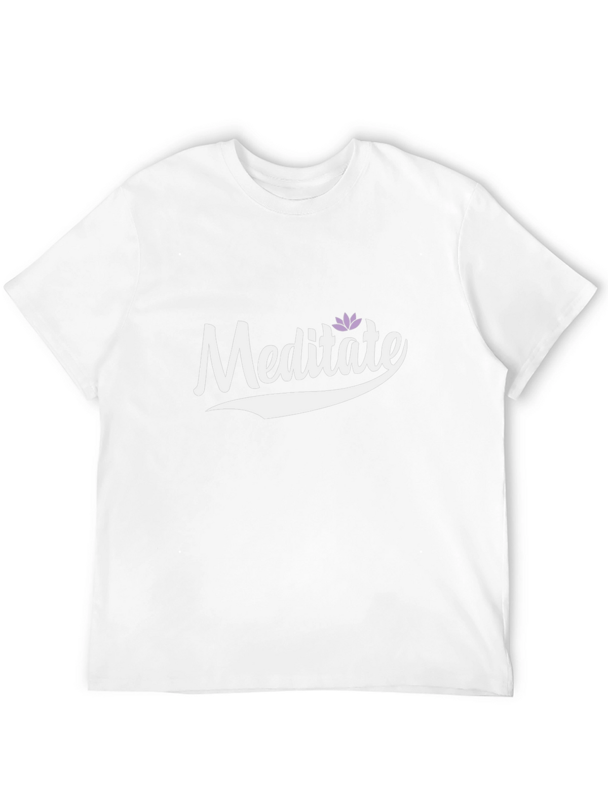 Meditate Lotus Flower Graphic Tee