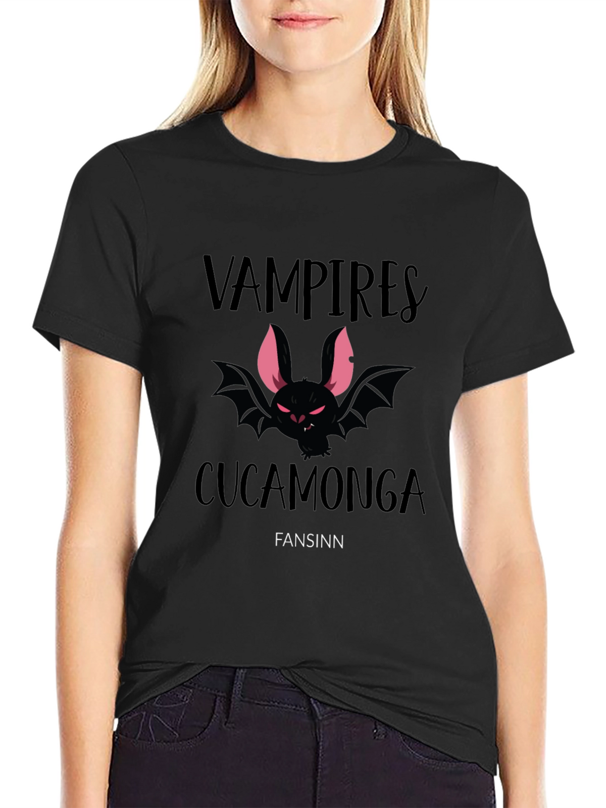 Vampires Cucamonga Fansinn Black T-Shirt